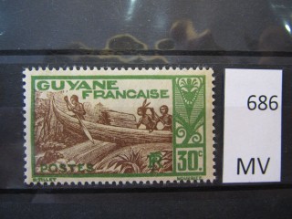 Фото марки Франц. Гвиана 1940г *
