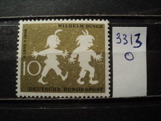 Фото марки Германия ФРГ 1958г **