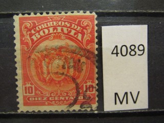 Фото марки Боливия 1919г
