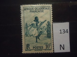 Фото марки Франц. Западная Африка *