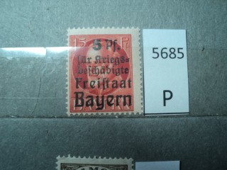 Фото марки Герман. Байерн 1919г **