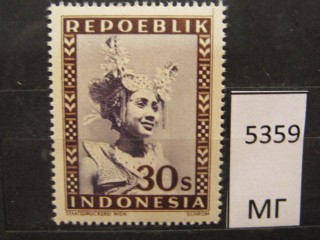 Фото марки Индонезия 1947г *