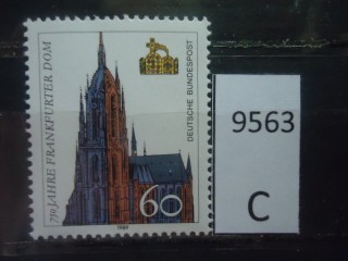 Фото марки Германия ФРГ 1989г **