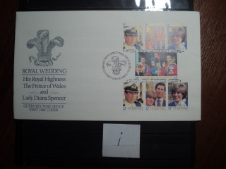 Фото марки Брит. Герсей 1981г конверт FDC