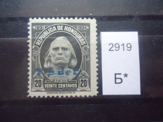 Фото марки Гондурас 1931г надпечатка *