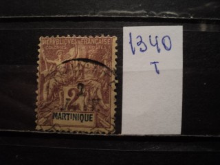 Фото марки Франц. Мартиника 1892г **