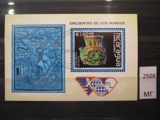Фото марки Никарагуа 1988г блок