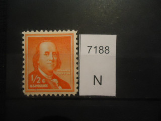 Фото марки США 1955г **