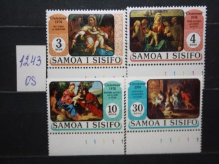 Фото марки Самоа и Сизифо 1974г серия **