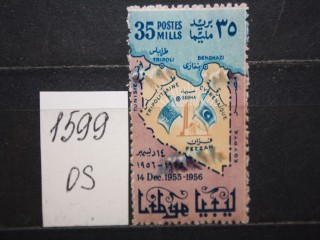 Фото марки Ливия 1956г *