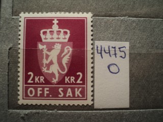 Фото марки Норвегия 1981г **