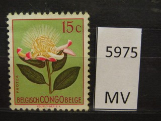 Фото марки Бельгийское Конго 1952г *