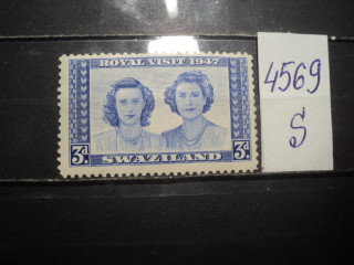 Фото марки Свазиленд 1947г *
