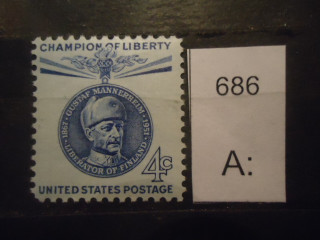 Фото марки США 1960г **