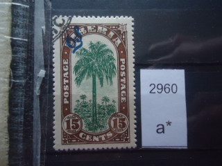Фото марки Либерия 1918г