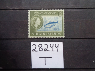 Фото марки Британские Виргинские Острова 1964г **