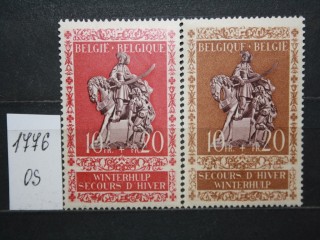 Фото марки Бельгия 1943г серия **