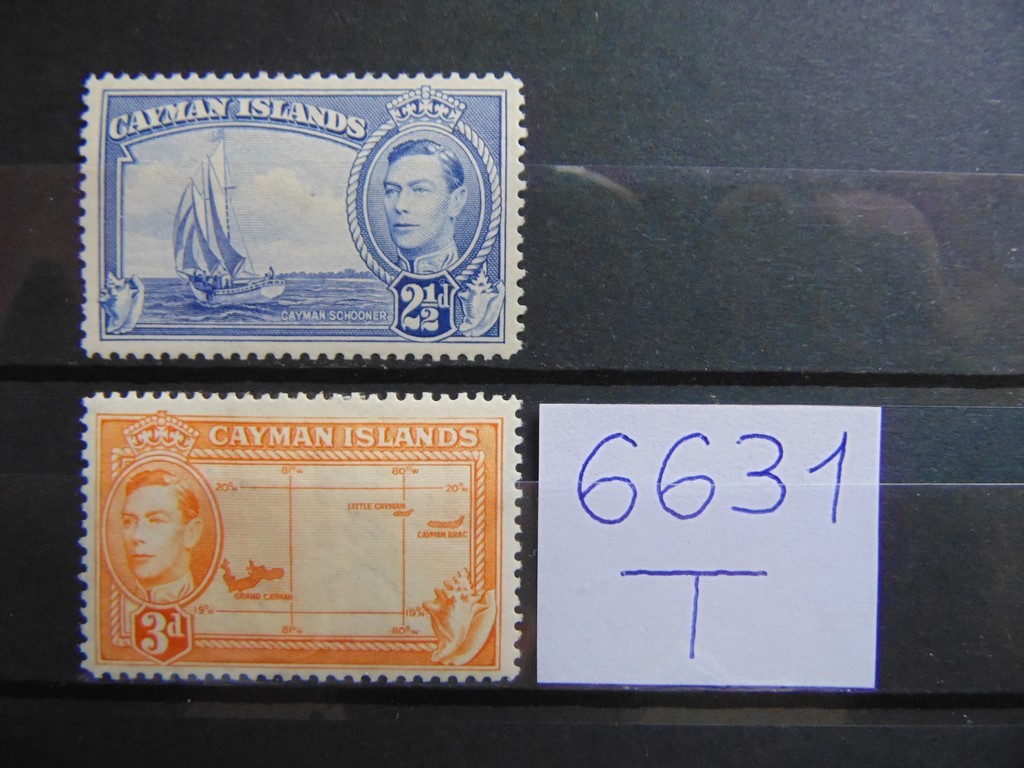 Фото марки Британские Каймановы острова 1938г *