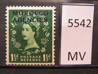 Фото марки Брит. Марокко 1952г *