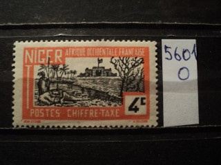 Фото марки Франц. Нигер 1927г *