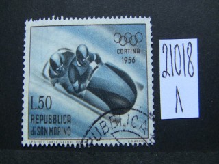 Фото марки Сан Марино 1955г