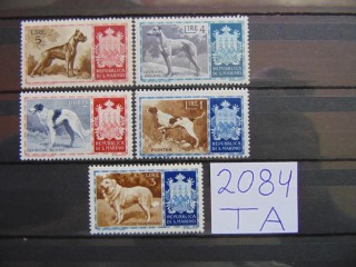 Фото марки Сан Марино 1956г *