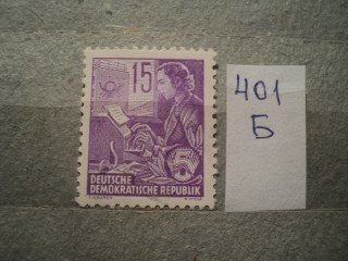 Фото марки Германия ГДР 1953г *