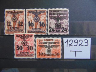 Фото марки Германская оккупация Польши 1940г **