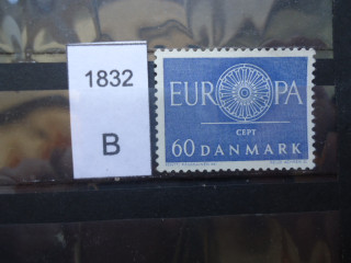 Фото марки Дания 1960г *