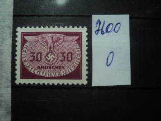 Фото марки Германская оккупация Польши 1940г **