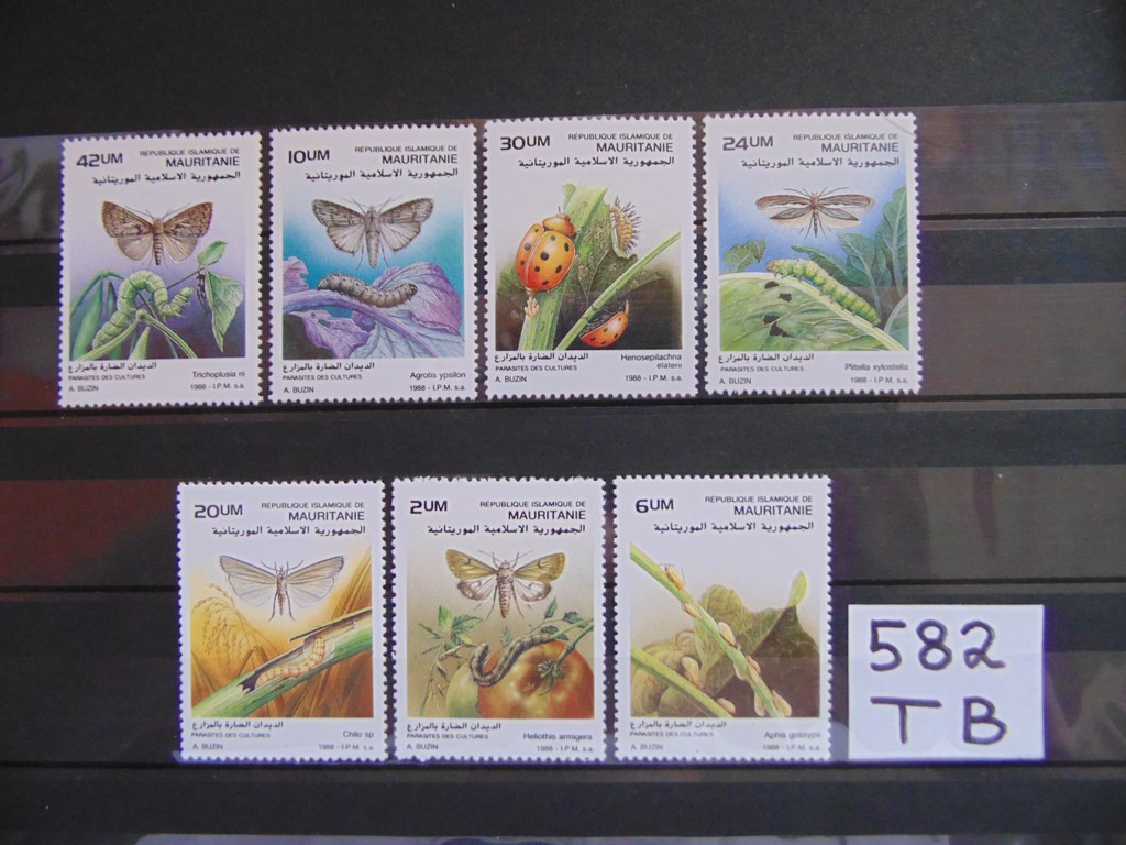 Фото марки Мавритания серия 1988г **