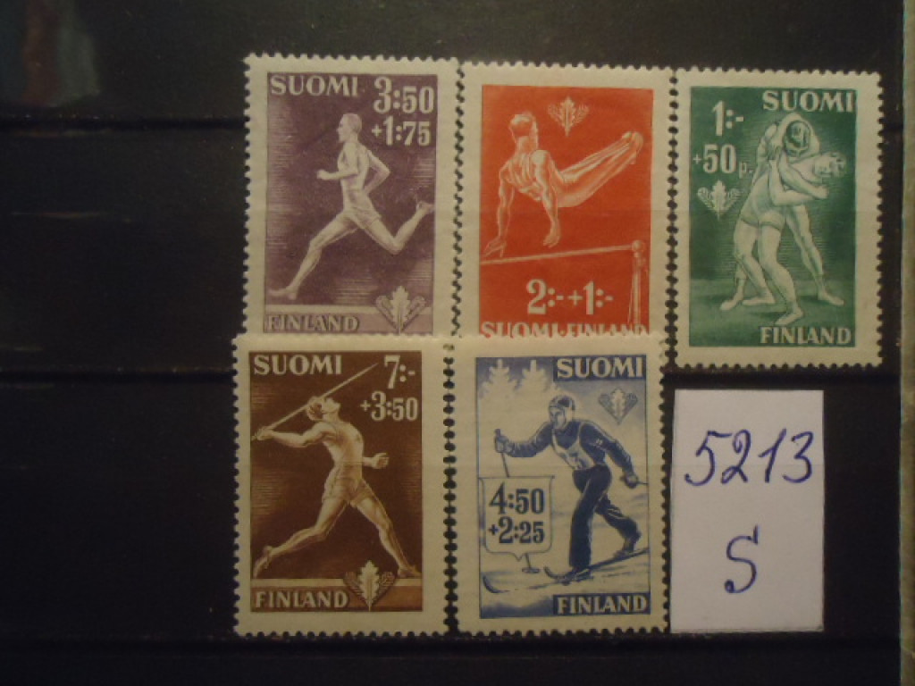 Фото марки Финляндия 5 м *