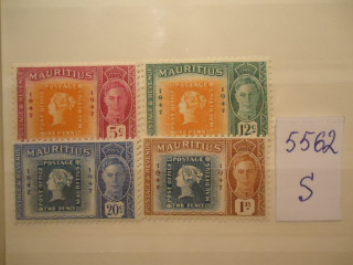 Фото марки Брит. Маврикий 1947г 4 м *