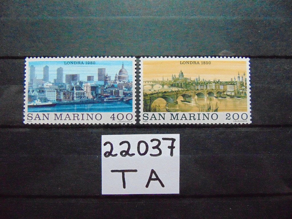 Фото марки Сан Марино серия 1980г **