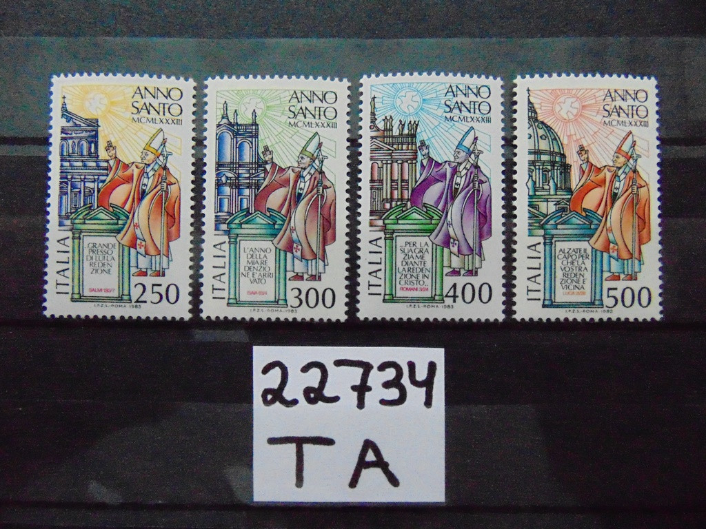 Фото марки Италия серия 1983г **
