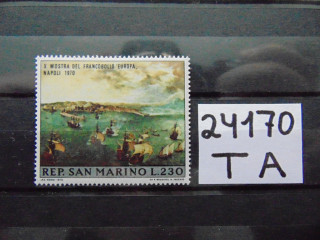Фото марки Сан Марино марка 1970г **